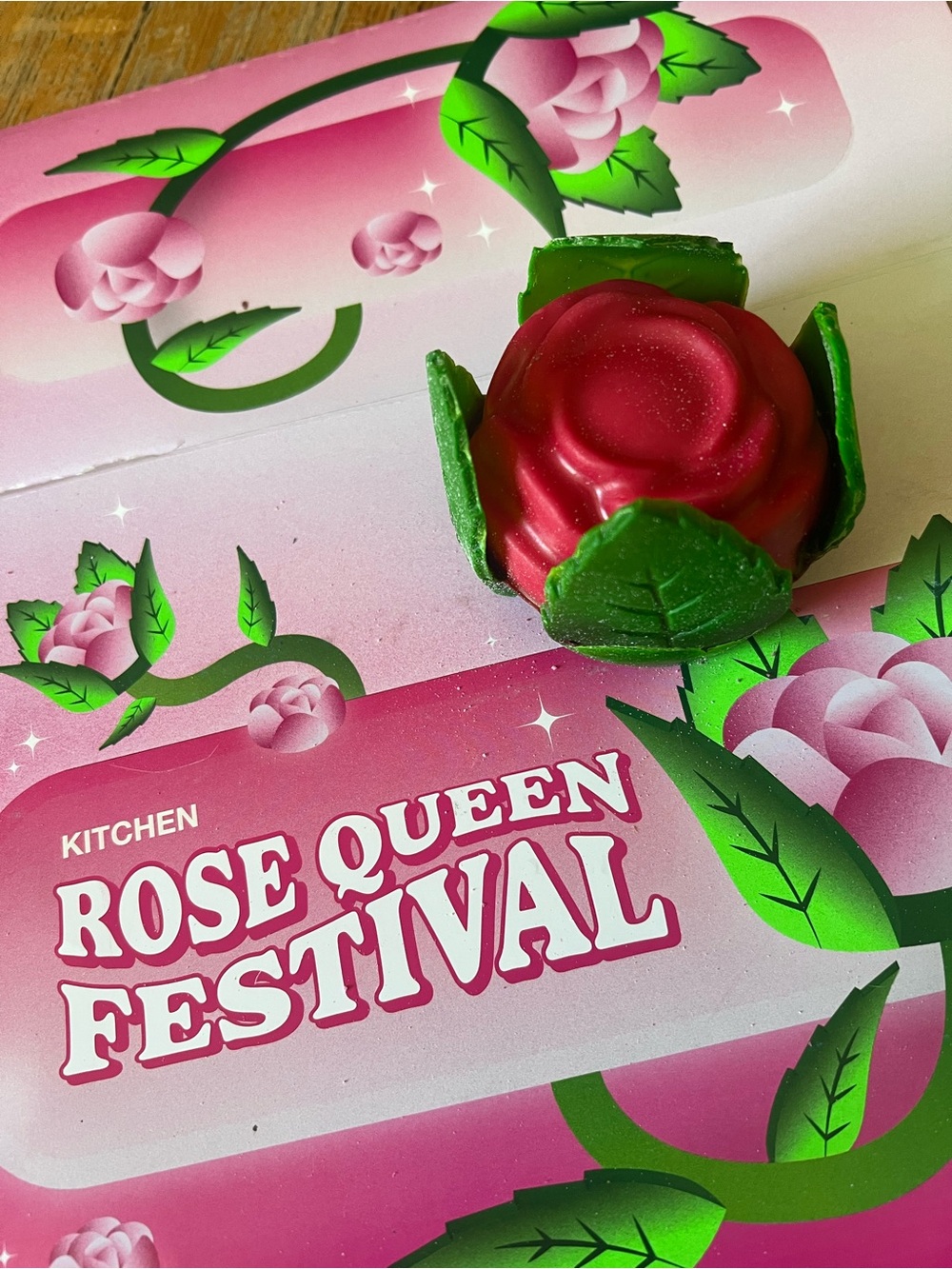 Lush Rose Queen Festival  Rose Soap - Kitchen Box 5.8 oz BRAND NEW SOLD OUT